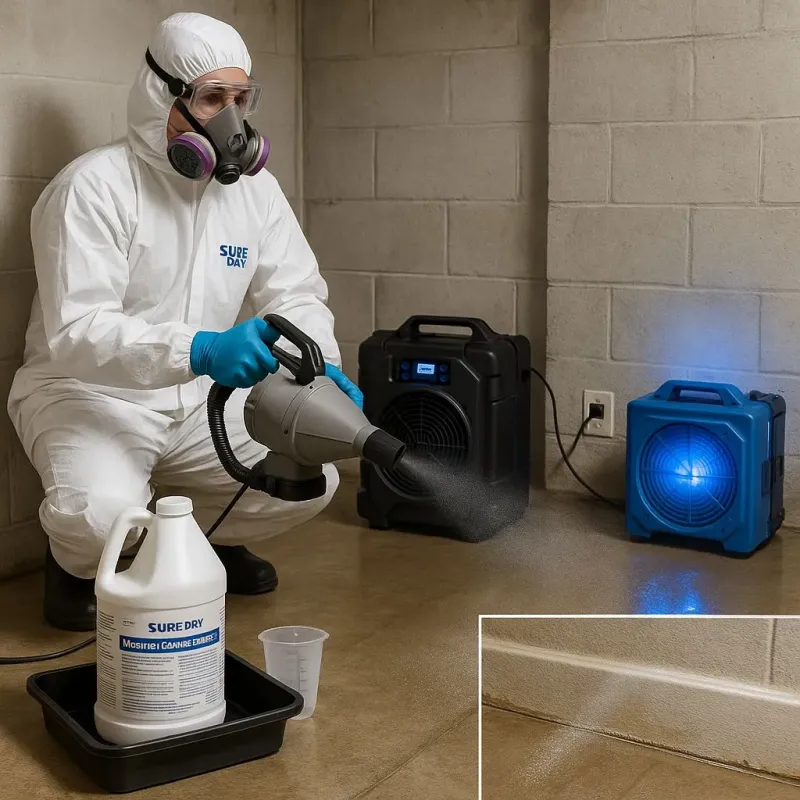 Sanitization and Odor Removal process in Kelseyville, CA
