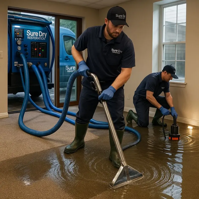Water Extraction and Removal process in Kelseyville, CA